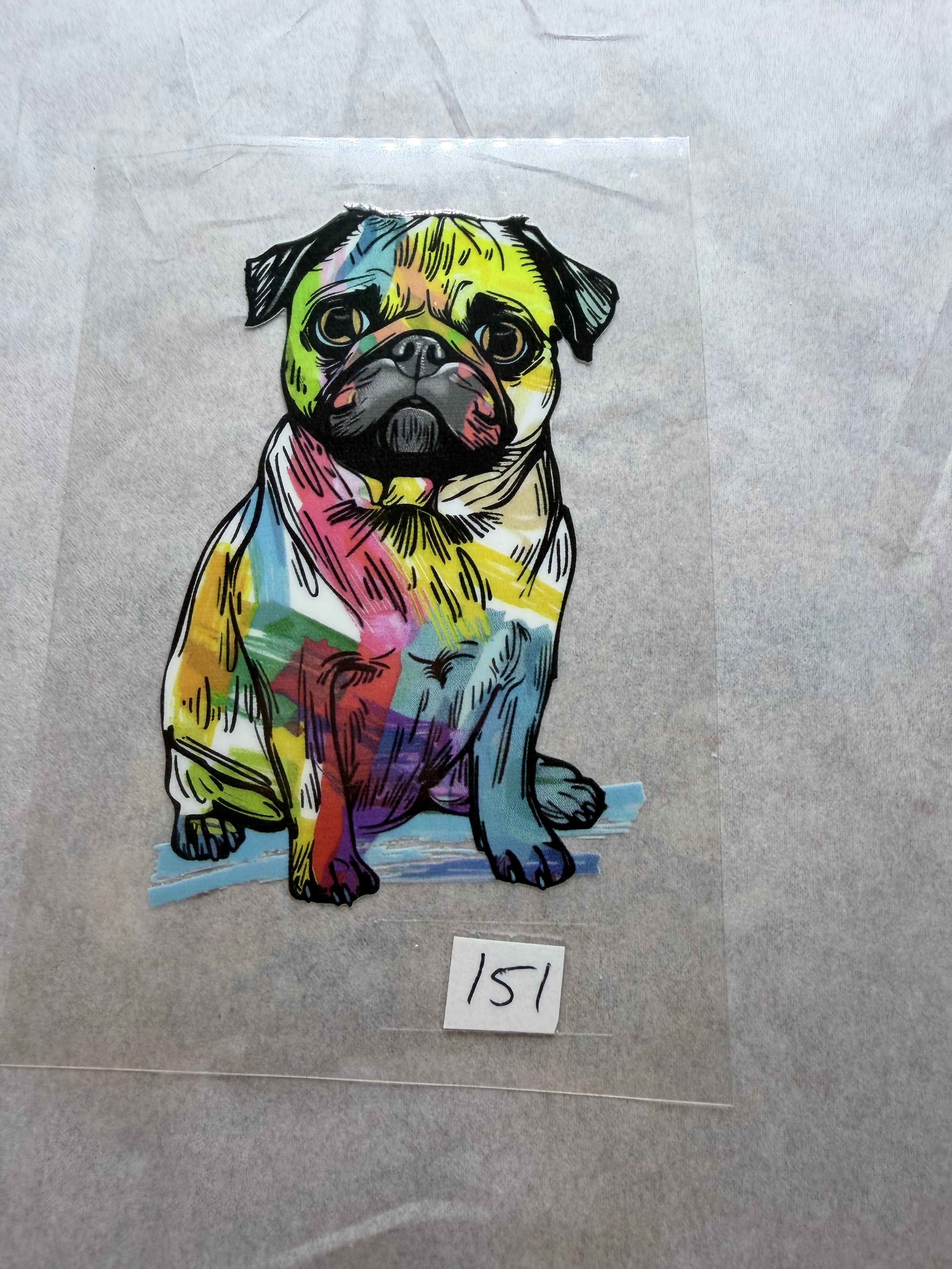 UVDTF Decals 101 -160 (3 inches)
